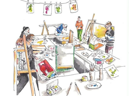 Lumière sur les ateliers arts plastiques