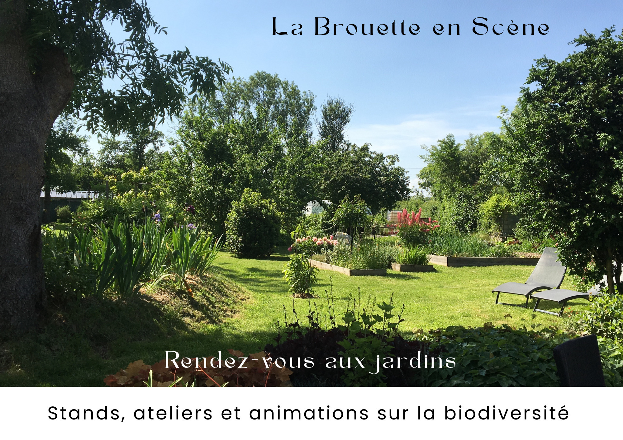 Visite-découverte du jardin de La Brouette en Scène