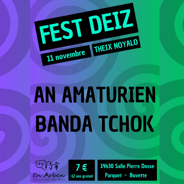 Comme chaque automne le cercle en Arben organise un fest deiz le 11 novembre à Theix-Noyalo.