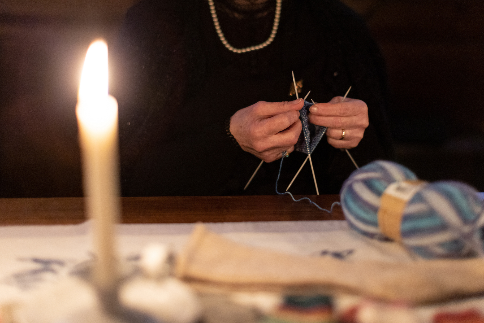 Visite à la lumière des chandelles