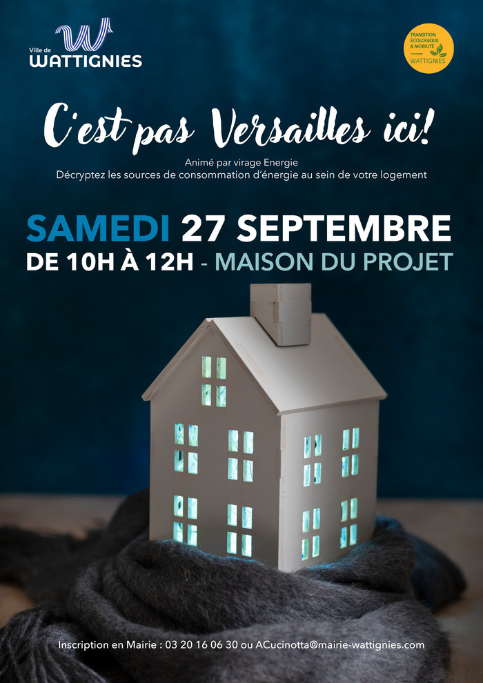 C'est pas Versailles ici!