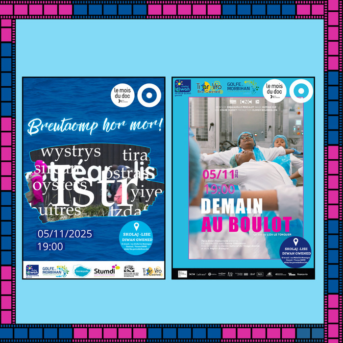 La séance du mercredi 5 novembre sera marquée par la présence de l’équipe du concours d’éloquence du Collège-lycée Diwan, ainsi que de la réalisatrice Liza le Tonquer.