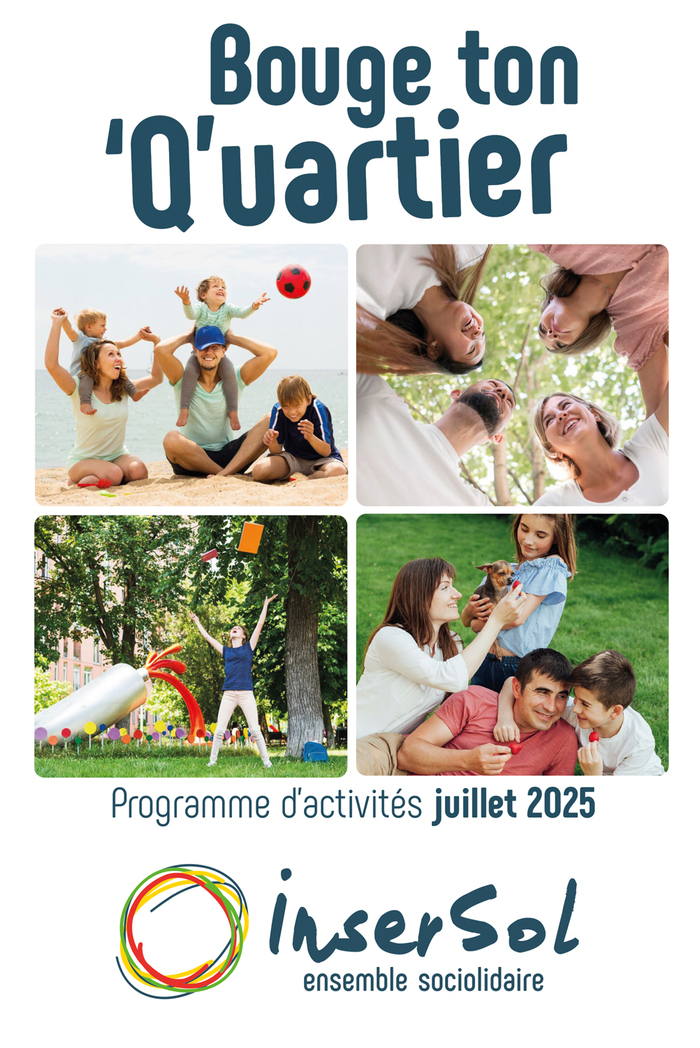 Insersol - programme de juillet/août