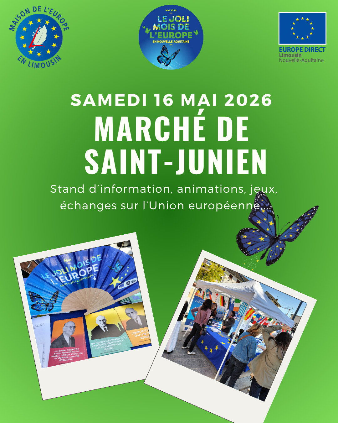L’Europe s’invite au marché de Saint-Junien !