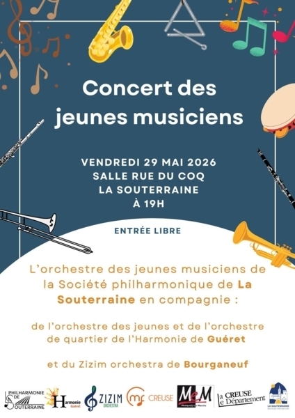 Concert orchestre des jeunes La Souterraine