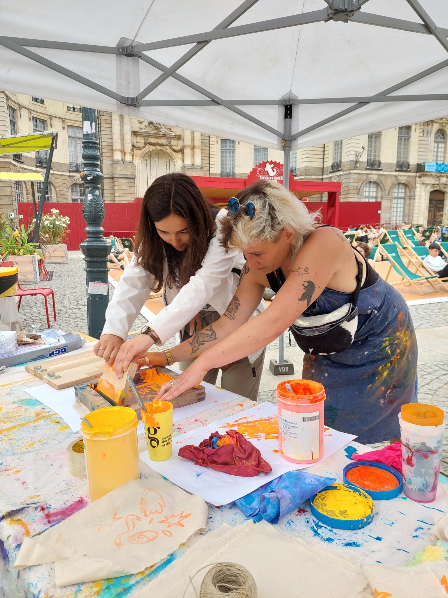 Atelier de sérigraphie