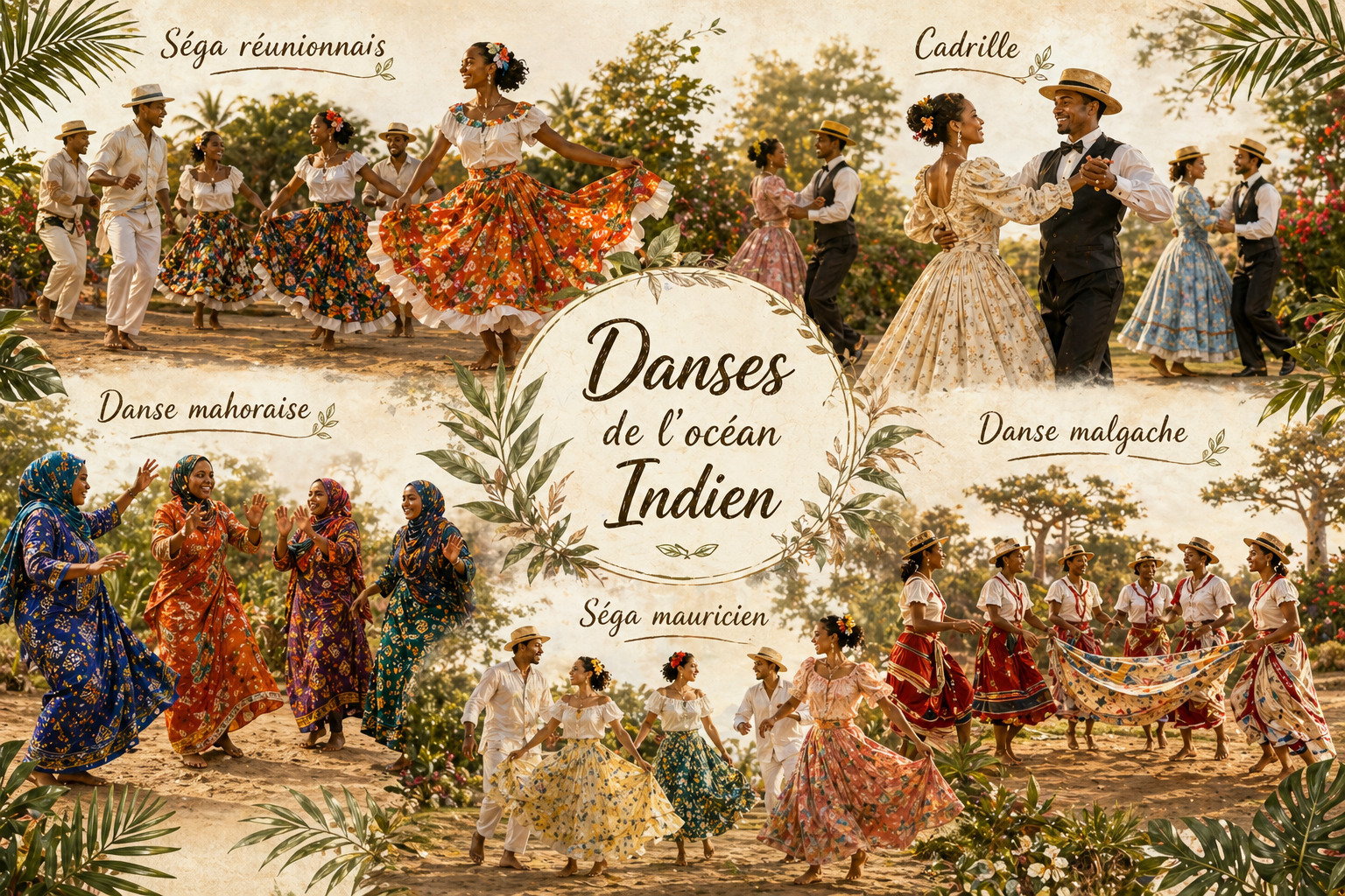 Spectacle de danses de l'océan Indien