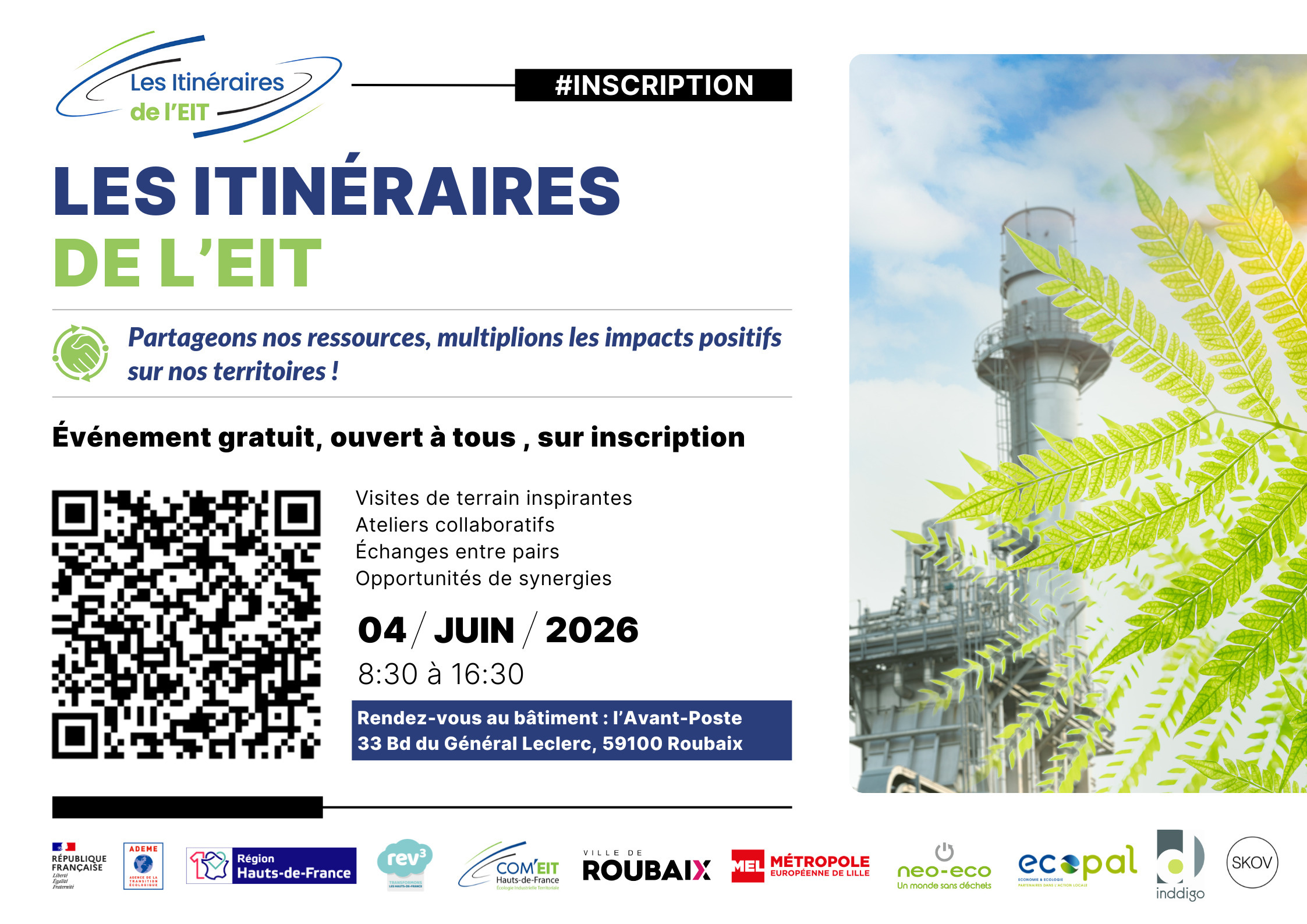 Itinéraires de l'EIT 2026 : Partageons les ressources, multiplions les impacts positifs sur nos territoires