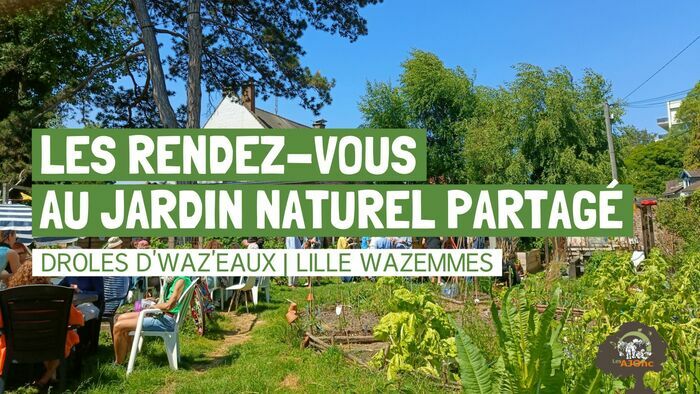 Les rendez-vous au jardin naturel partagé des Drôles d'Waz'eaux - 2026