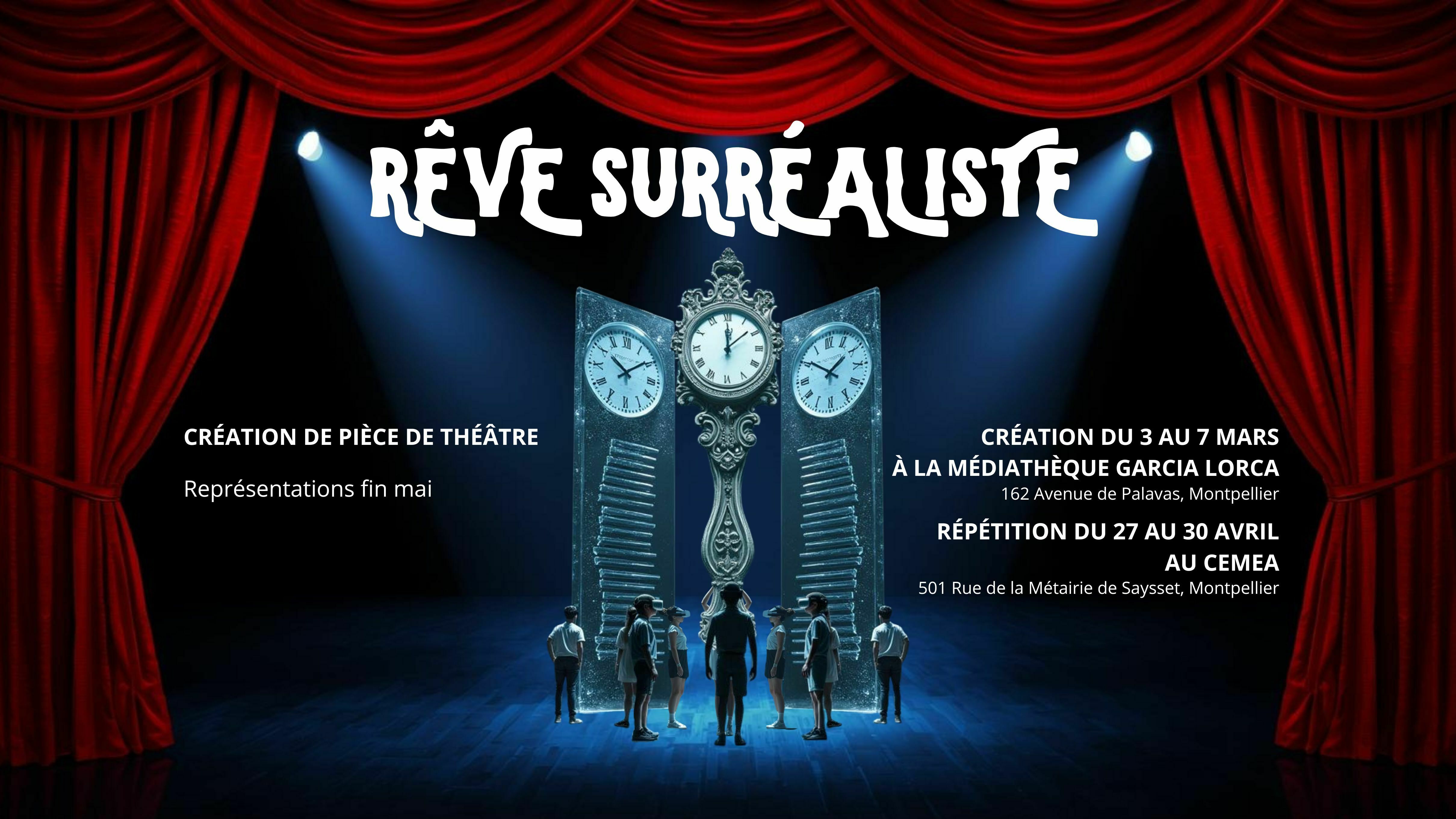 Appel à candidature pour intégrer une troupe théâtrale - pour les 14-17 ans