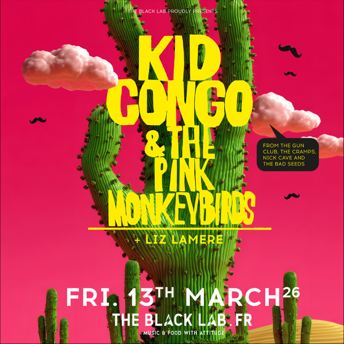 KID CONGO & THE PINK MONKEY BIRD @ THE BLACK LAB - WASQUEHAL