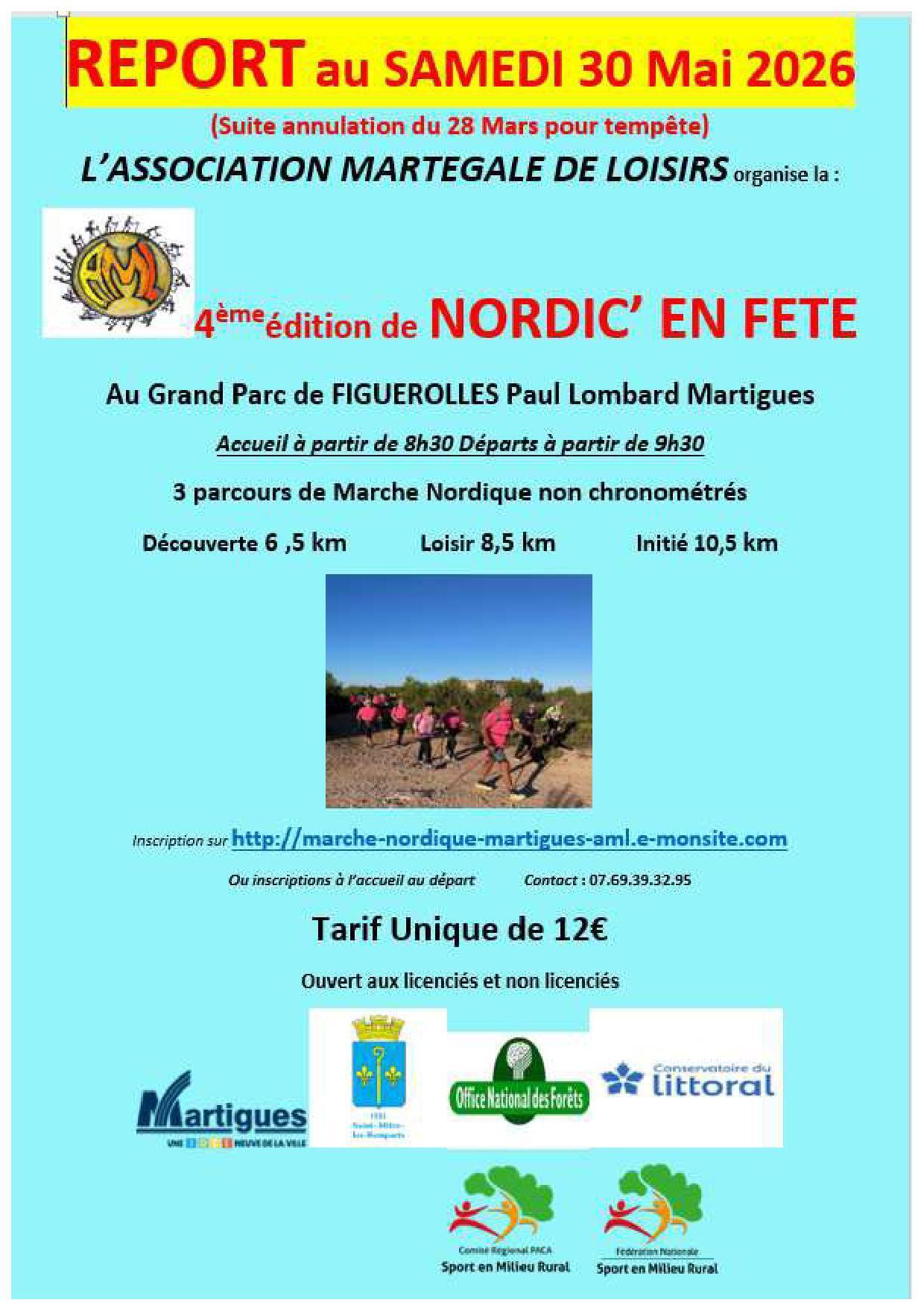 MARCHE NORDIQUE. AML NORDIC EN FETE
