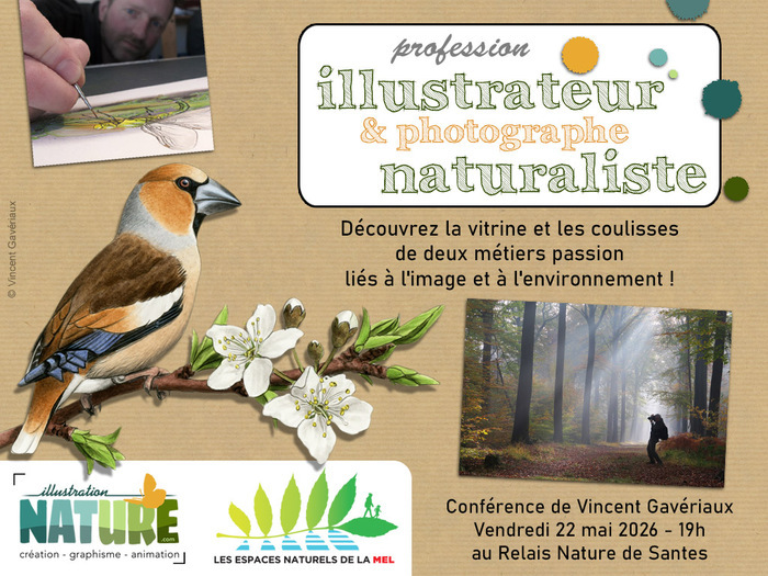 Conférence : profession illustrateur et photographe naturaliste