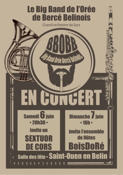 Concert Jazz et Classique : Big Band et Sextuor de Cors