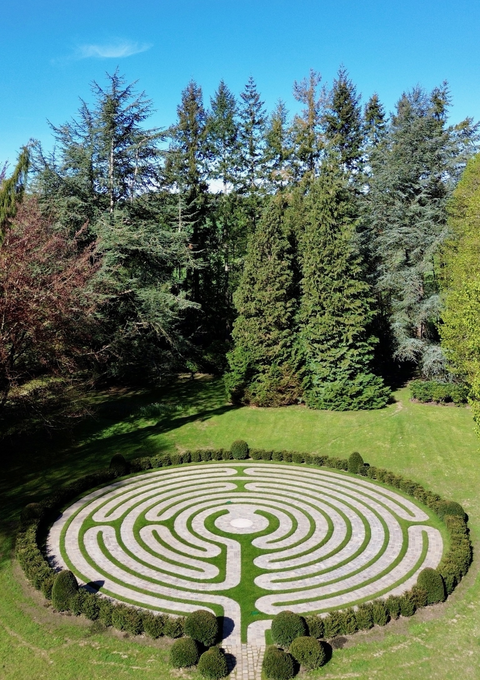 Visite guidée : présentation du labyrinthe de méditation