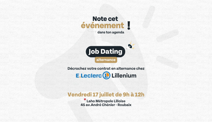 Job Dating Alternance Commerce