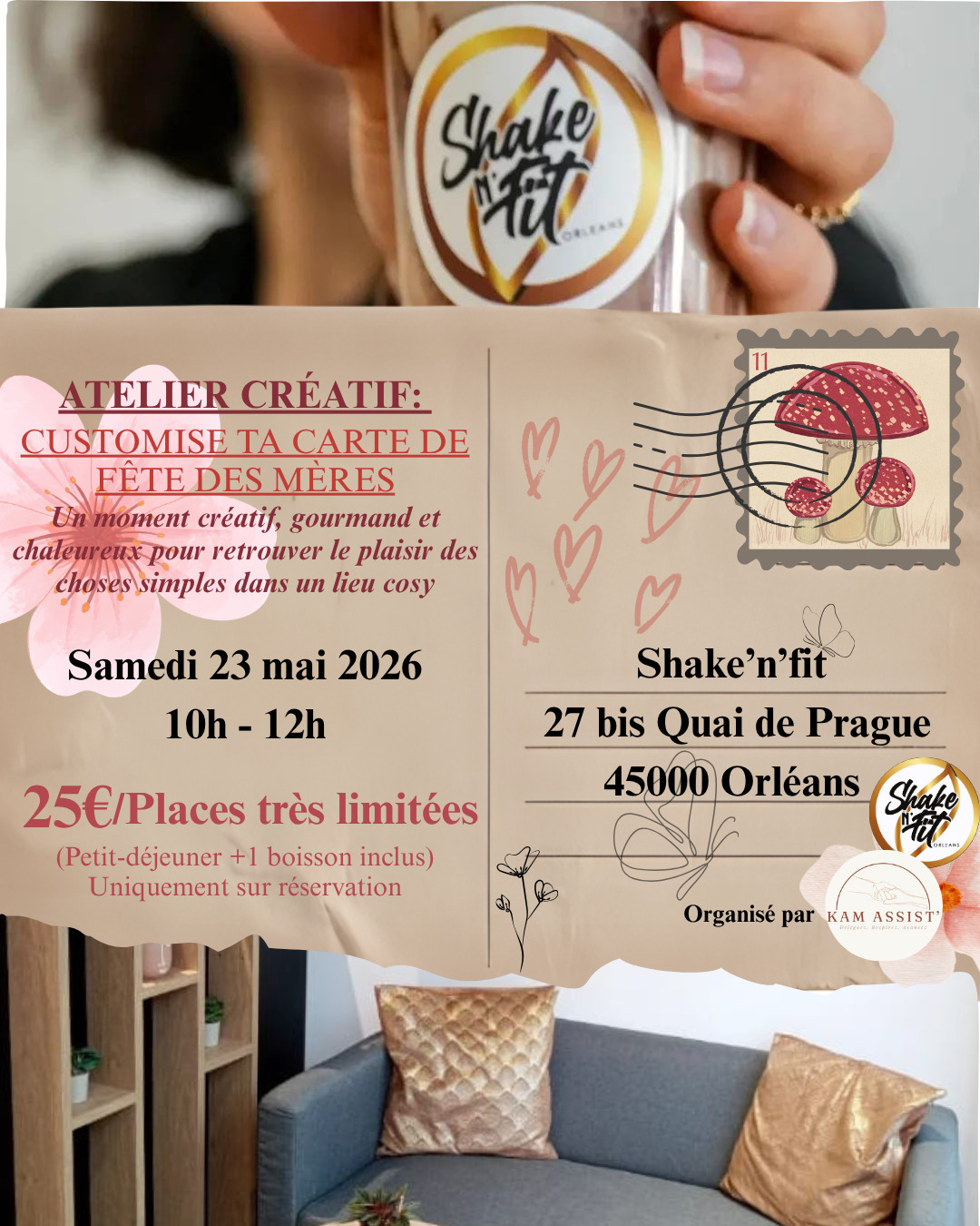 Customisation - Carte fête des mères