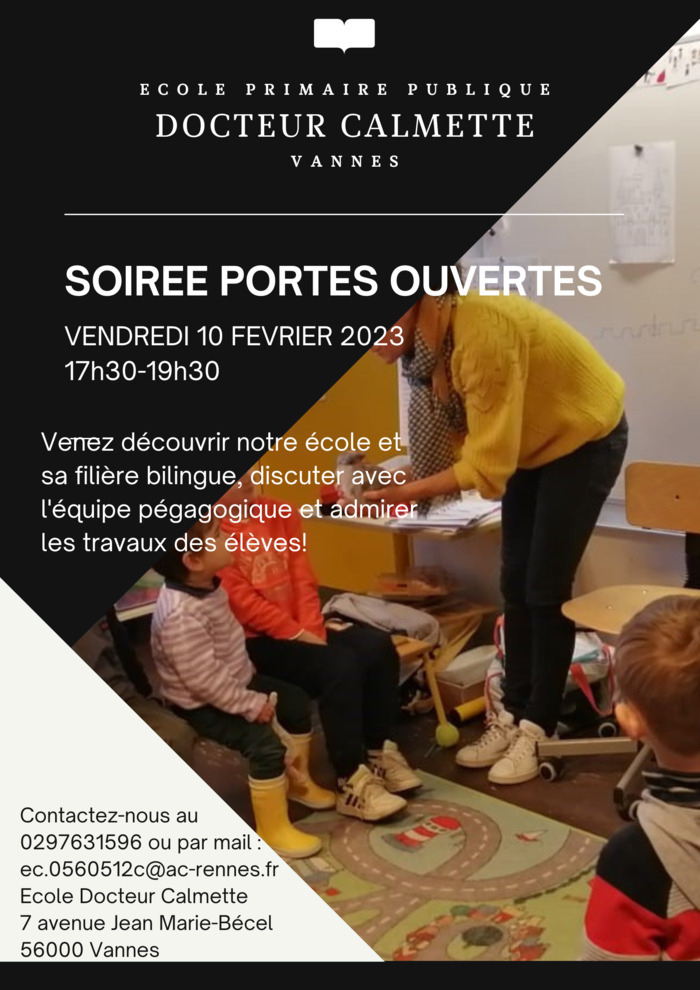 Visite, découverte du matériel pédagogique et de réalisation d'élèves, rencontre avec les enseignants.