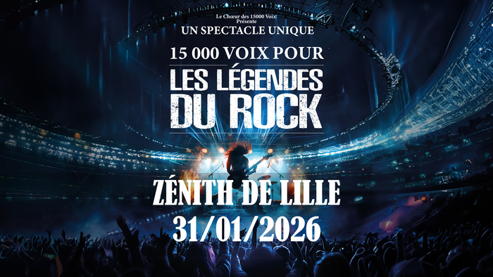 15.000 voix pour les légendes du rock