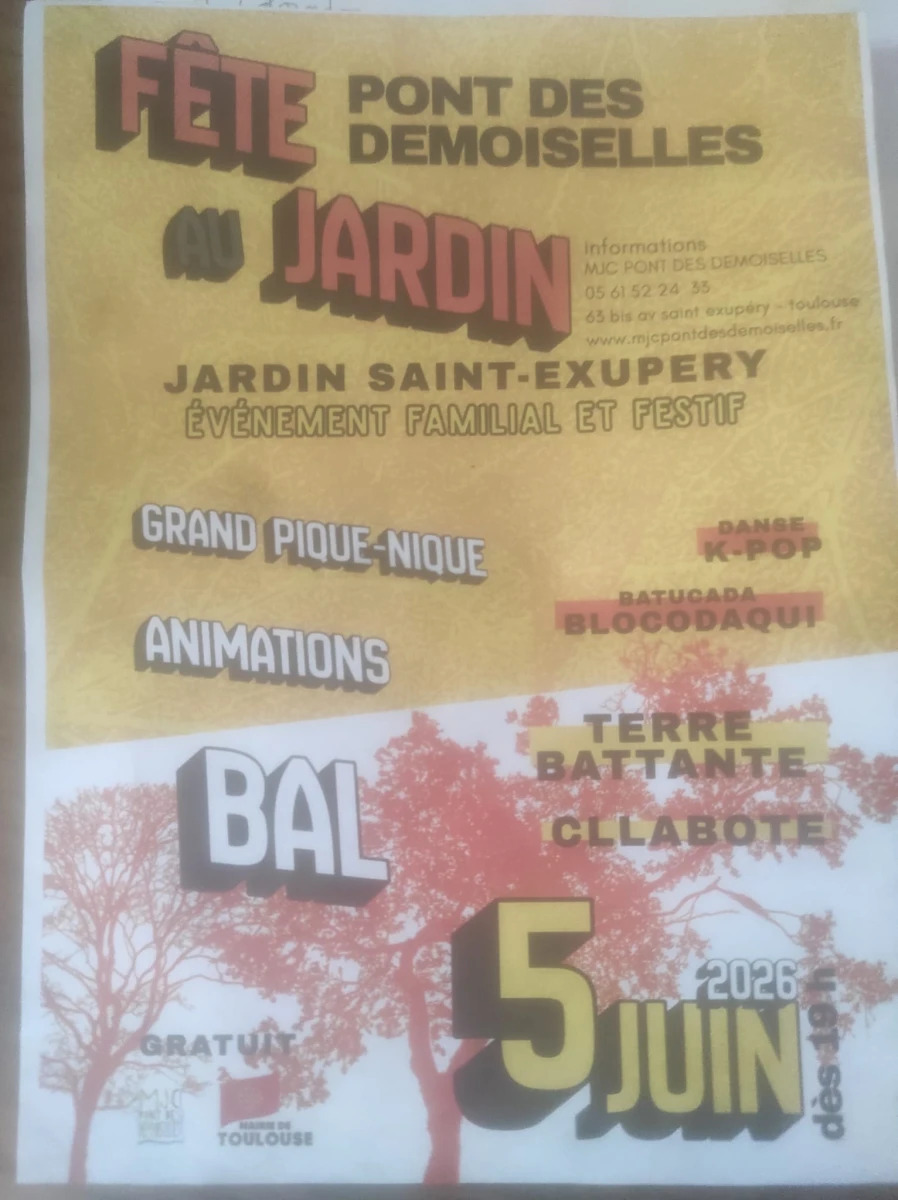 Fête au jardin