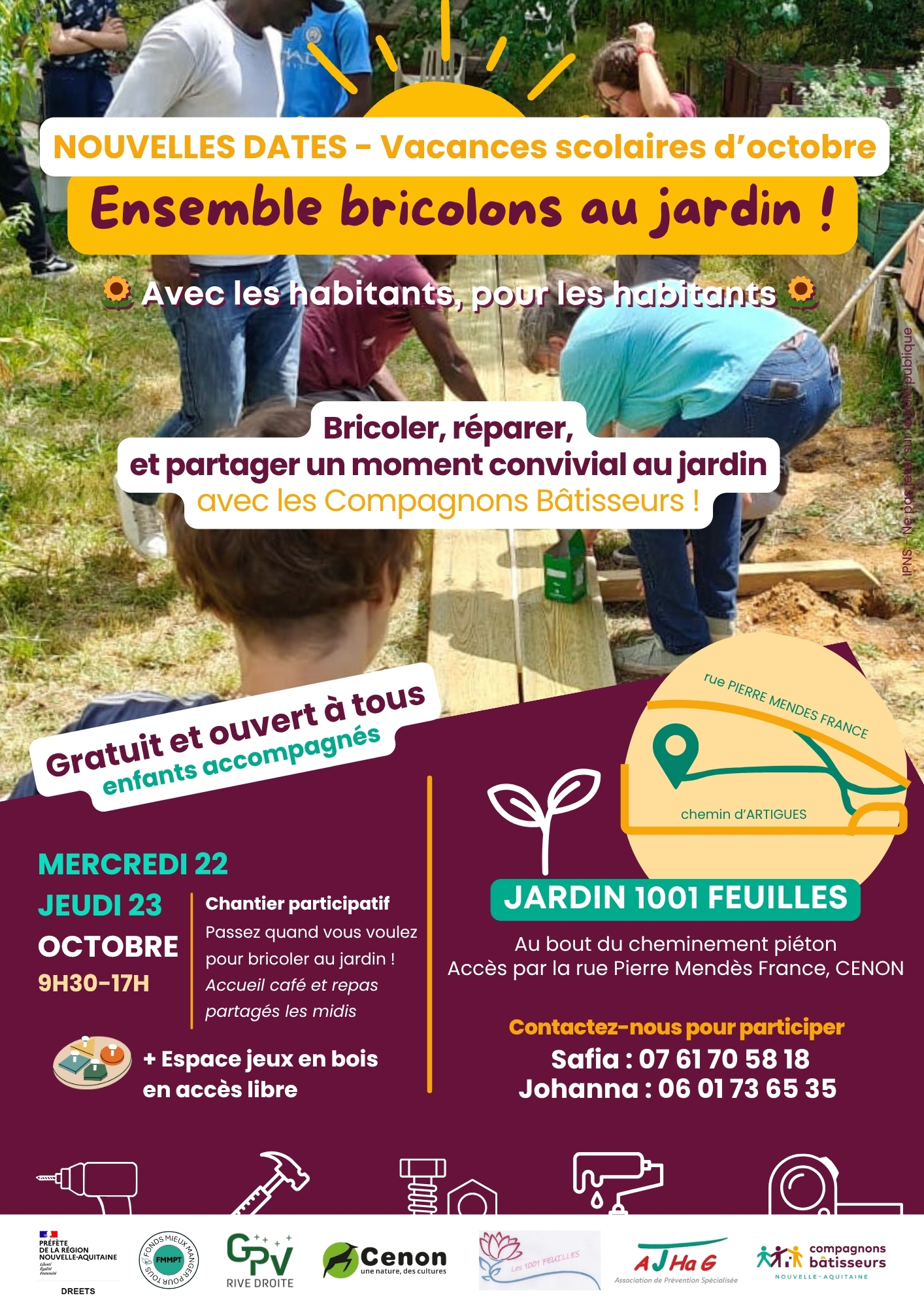 Ensemble, bricolons au jardin !