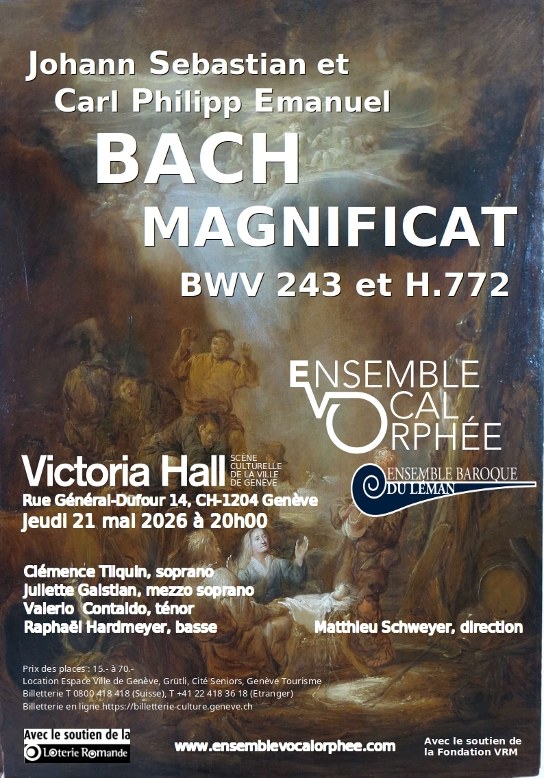 Ensemble Vocal Orphée; Ensemble Baroque du Léman; Magnificat
