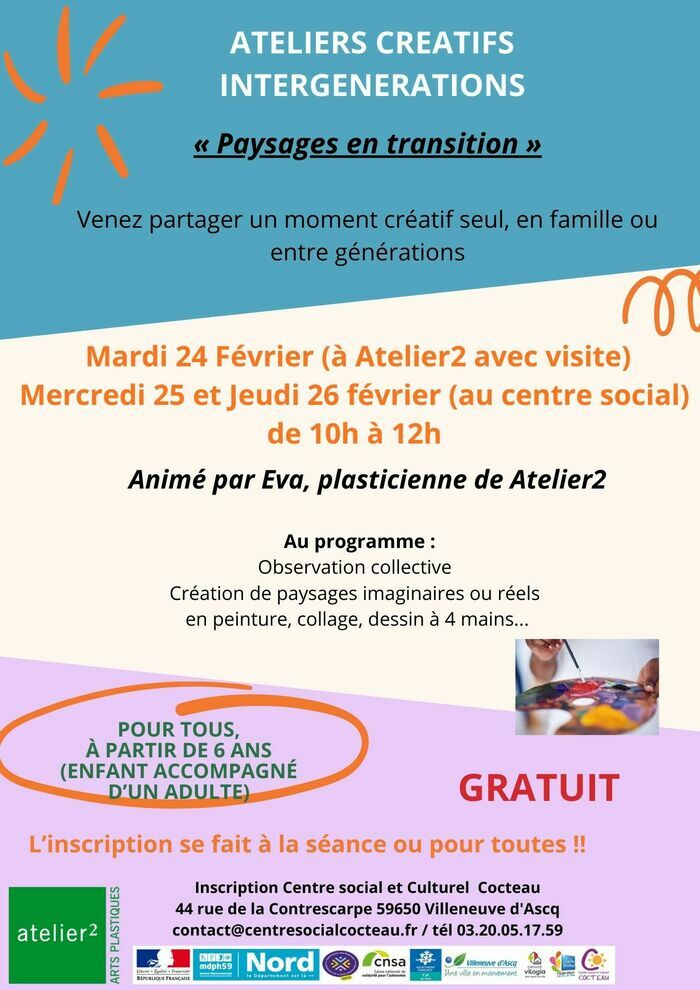 Intergenerational creative workshops – “Landscapes in transition”