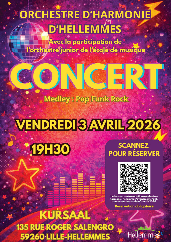 Concert de l'OHH - Pop/Funk/Rock - 3/4