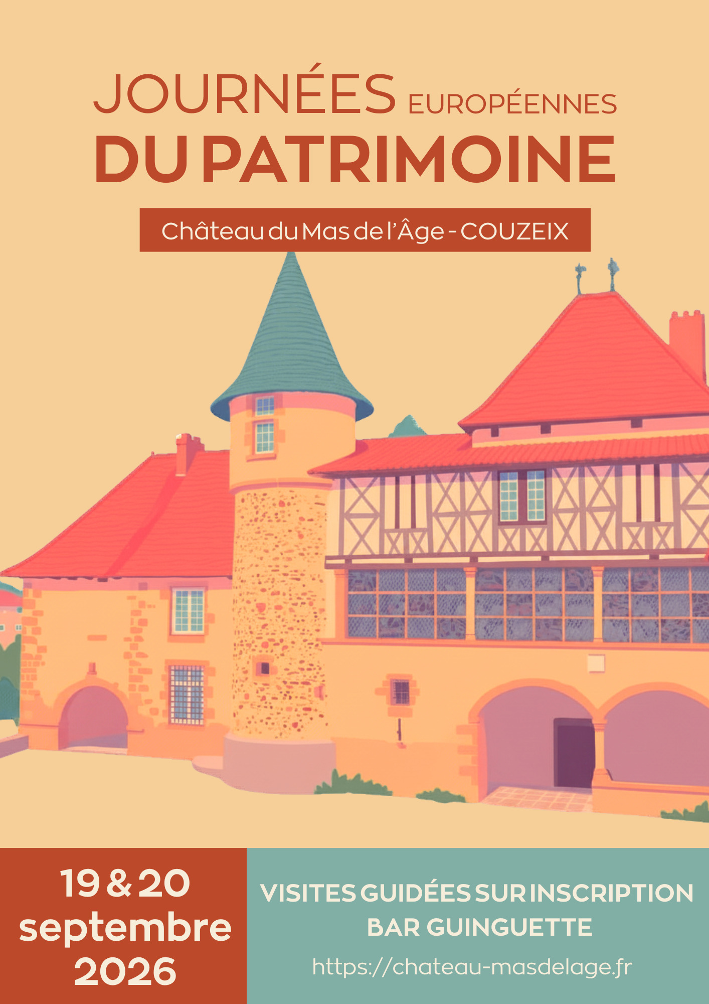 Visite guidée du château du Mas de l'Âge