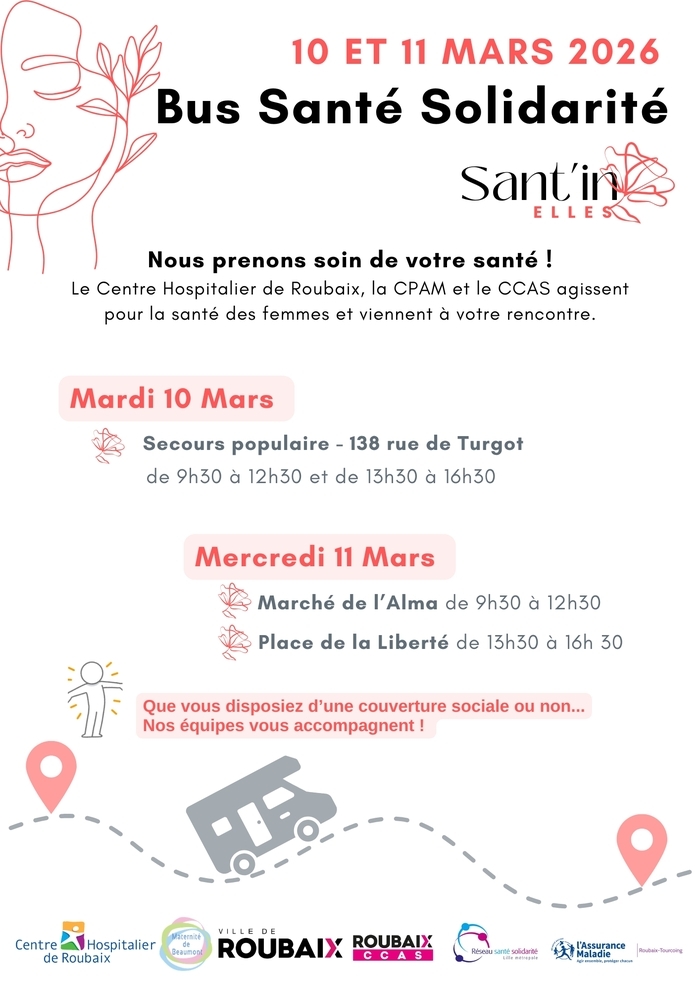 Le Bus Santé Solidarité pour la Santé des Femmes