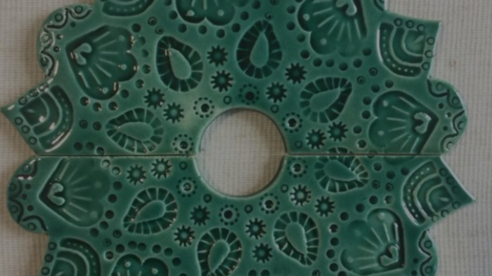 Vide poche ou bougeoir en argile