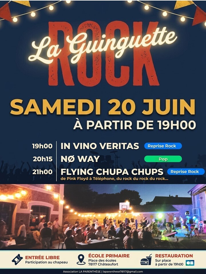 Guinguette rock et talent local à Châteaufort