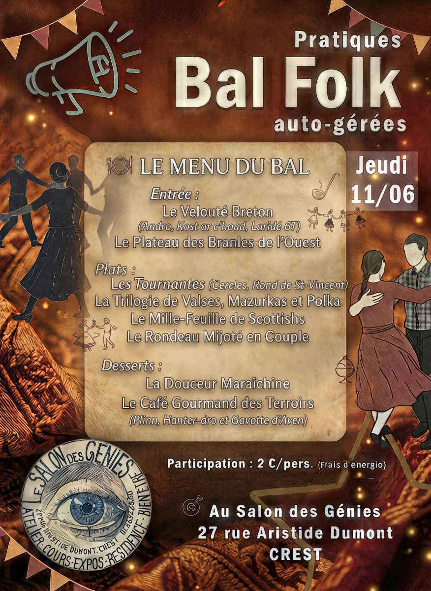 Pratique Bal Folk au menu