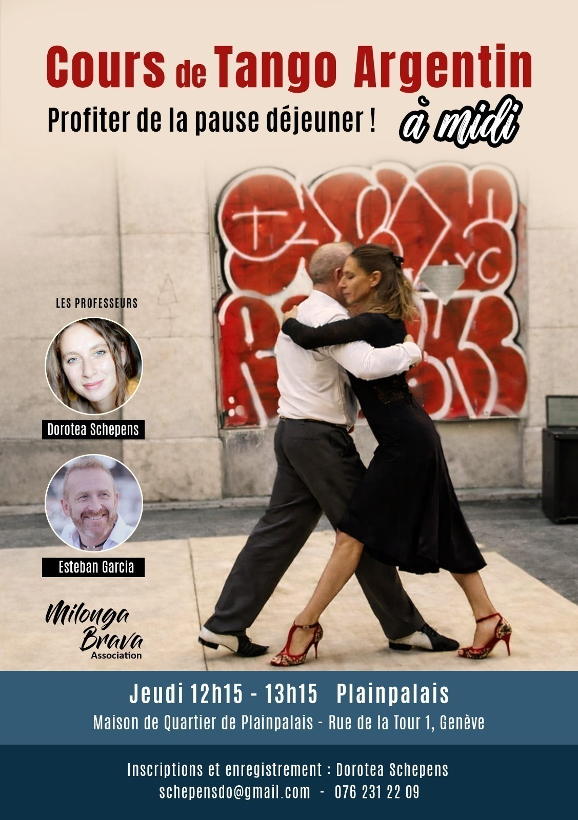 Cours de Tango Argentin - Niveau débutant