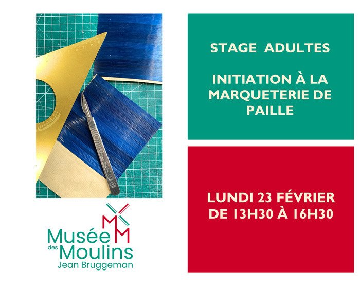 Adult internship: Introduction to straw marquetry