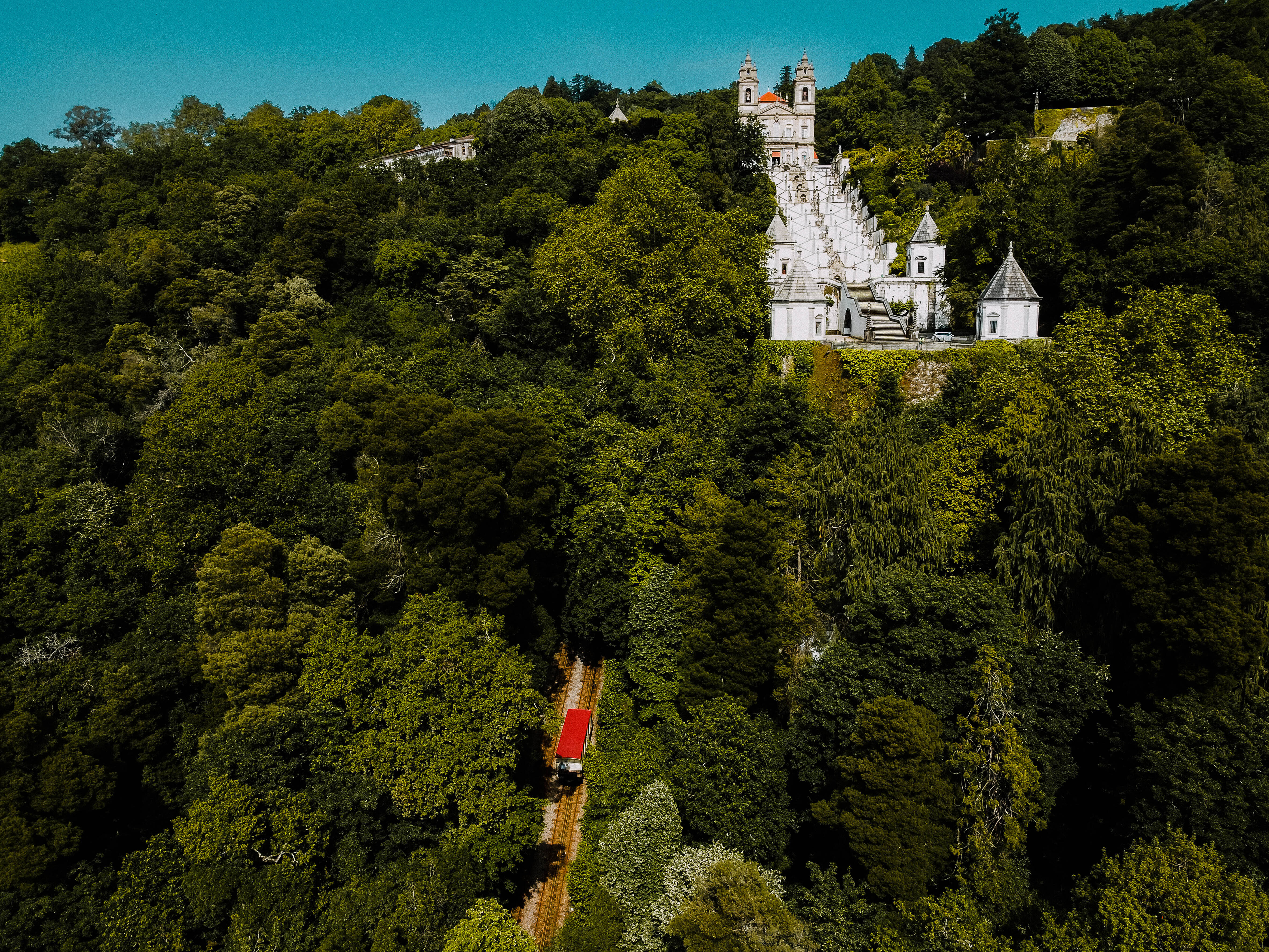 Visite des jardins du sanctuaire de Bom Jesus do Monte