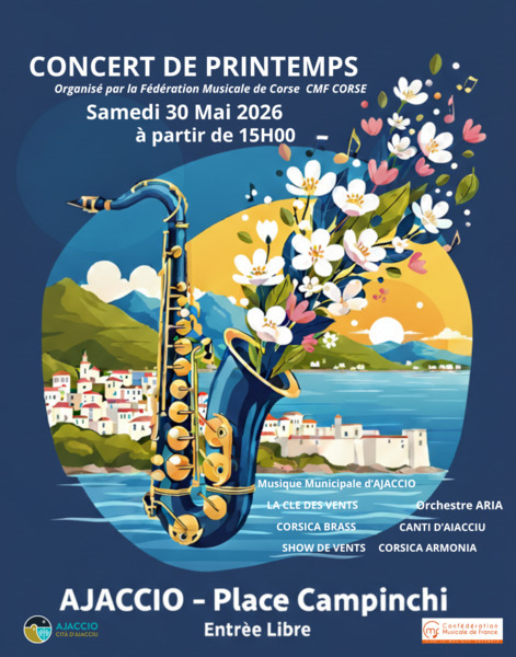 Concert de printemps de la CMF CORSE