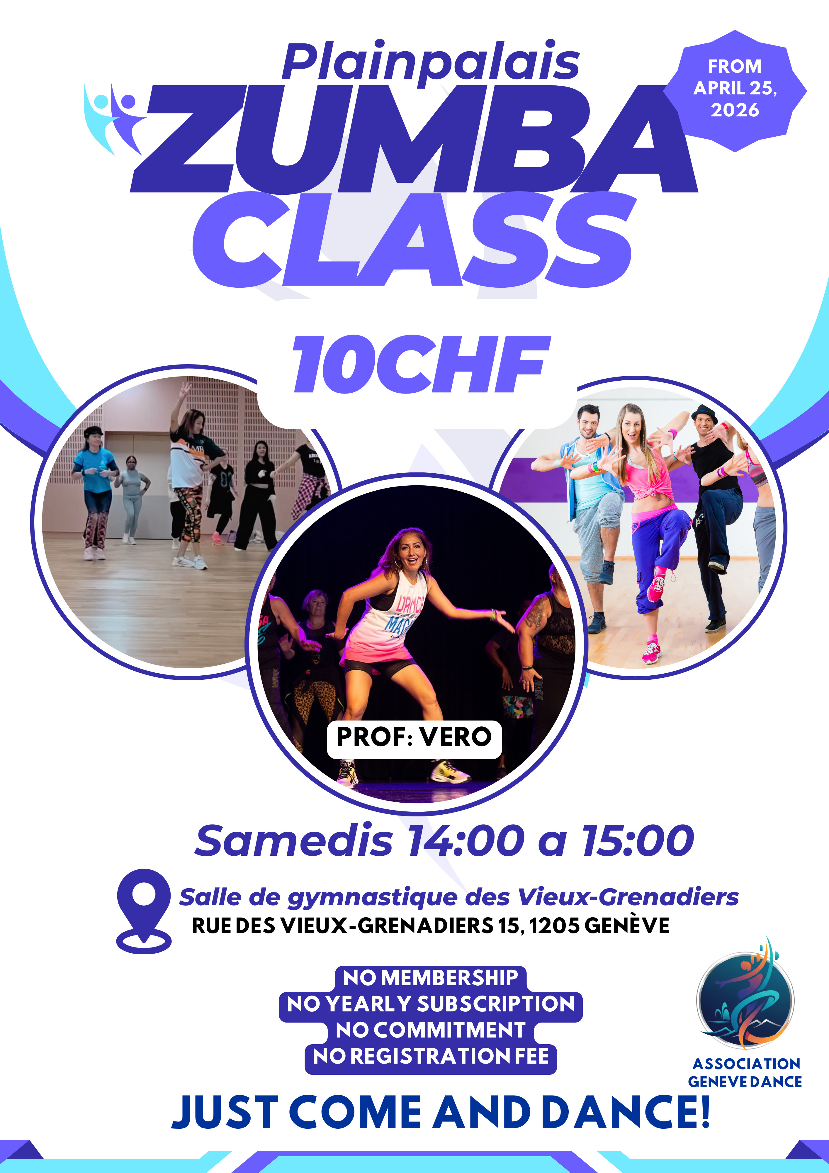 Zumba Class - all levels - 10frs