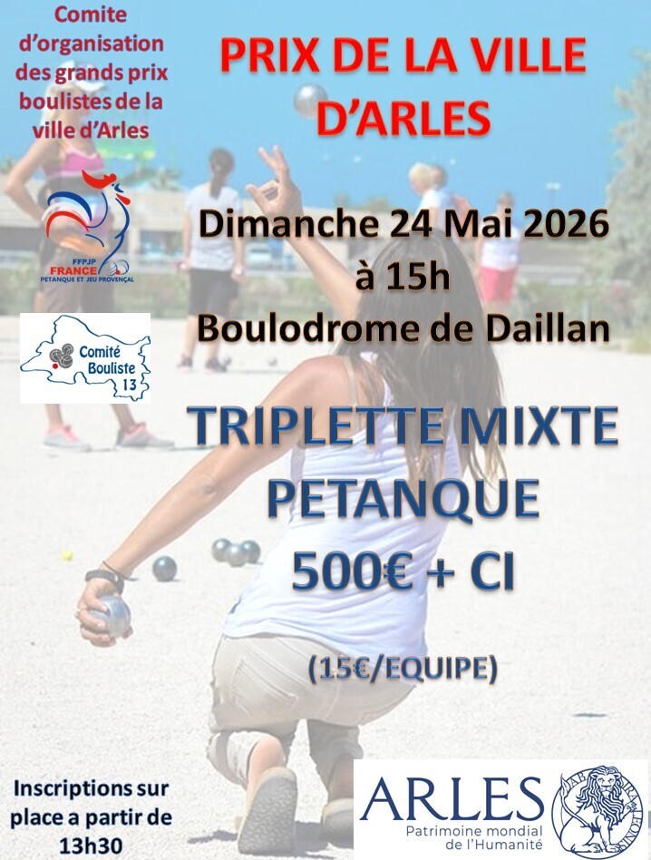 Grand Prix de Pétanque de la ville d'Arles