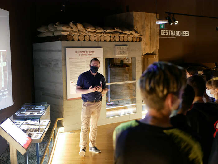 Visite guidée de l'exposition permanente du Musée de la Bataille de Fromelles