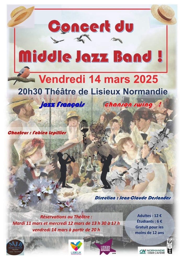 Concert du Middle Jazz Band Le 14 mars 2025