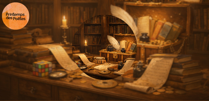 Jeu de piste poétique à la médiathèque