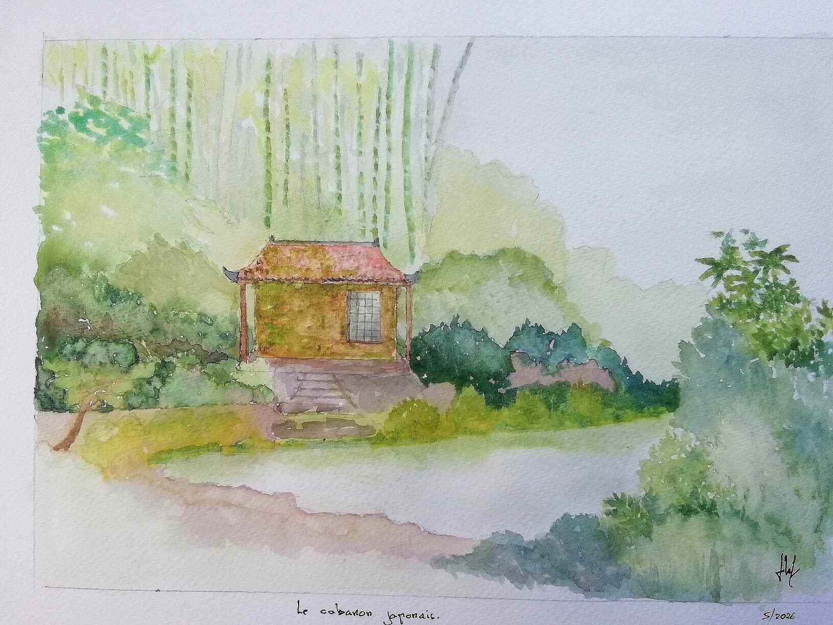 Initiation à l'aquarelle- Feuillages et verdures