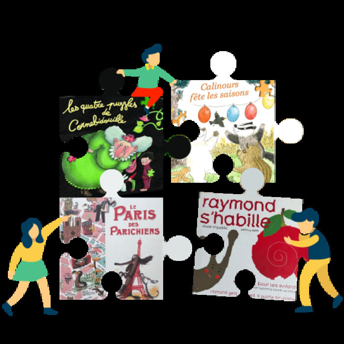 Tes héros en puzzle