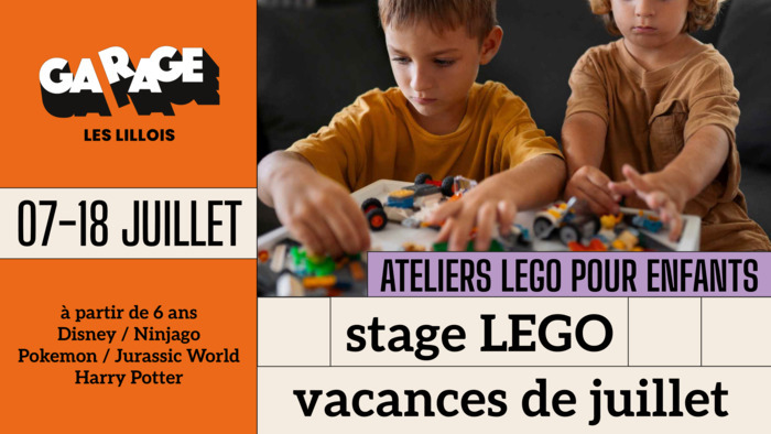 Stage LEGO - activités enfants à Lille pendant les vacances d'été