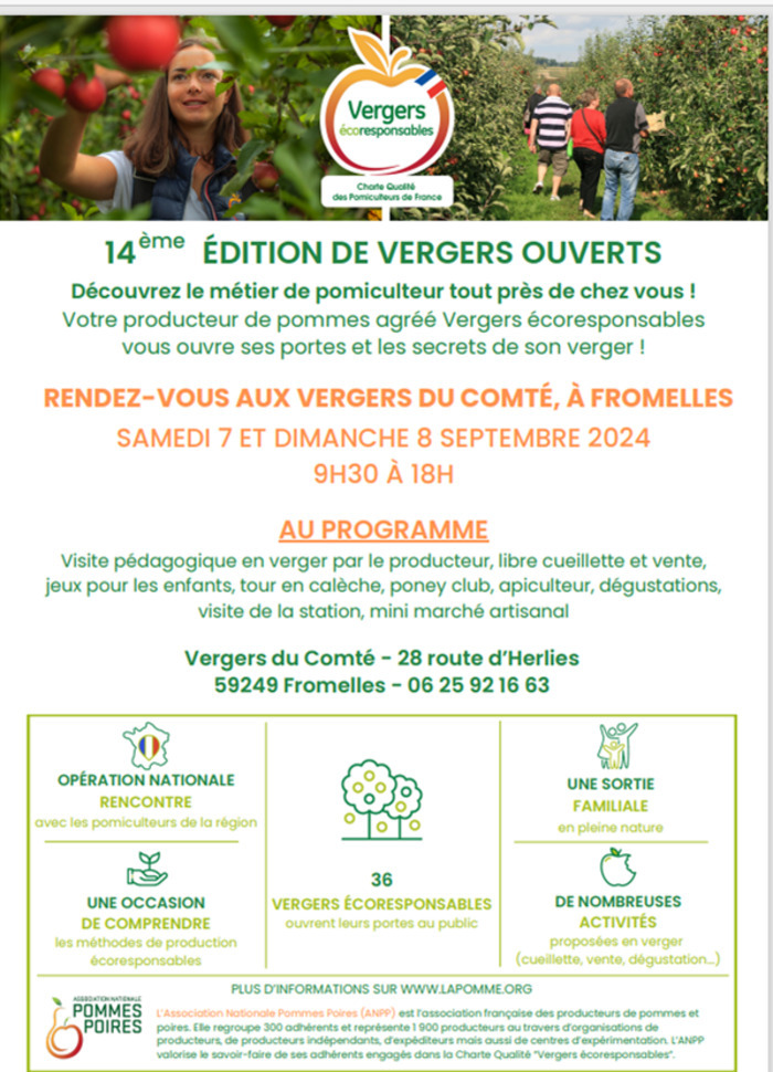 14ème édition des vergers ouverts : les vergers du Comté
