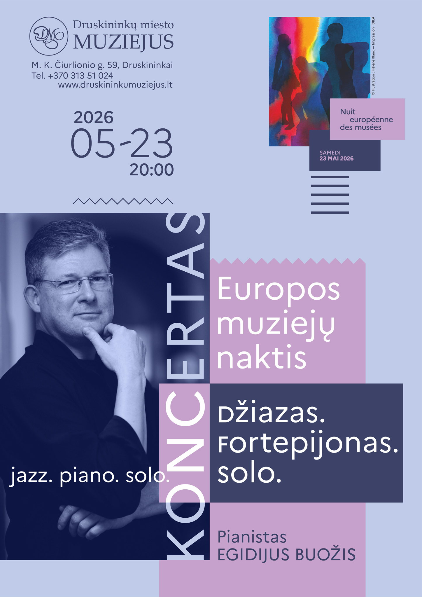 Le pianiste Egidijus Buožis, concert JAZZ.PIANO.SOLO