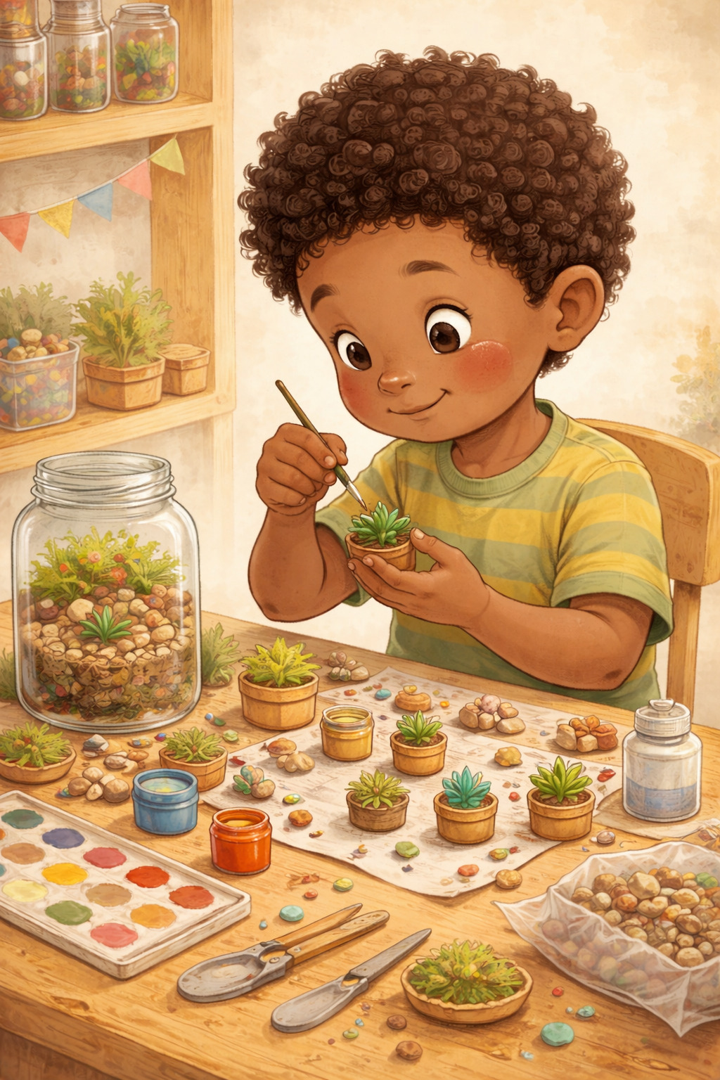 Atelier enfant : fabrique ton jardin de poche