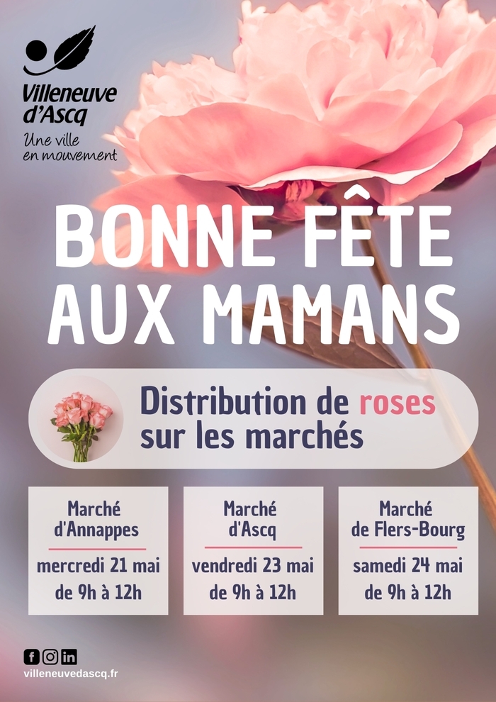 Les marchés fêtent les mères