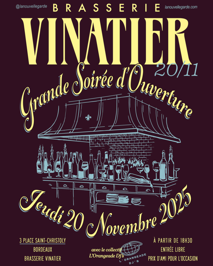 Soirée d’ouverture de la Brasserie Vinatier